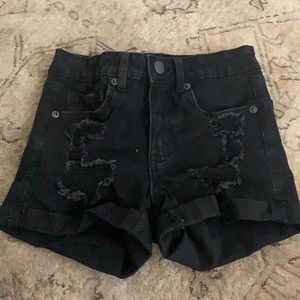 AERO High Rise Midi jean short